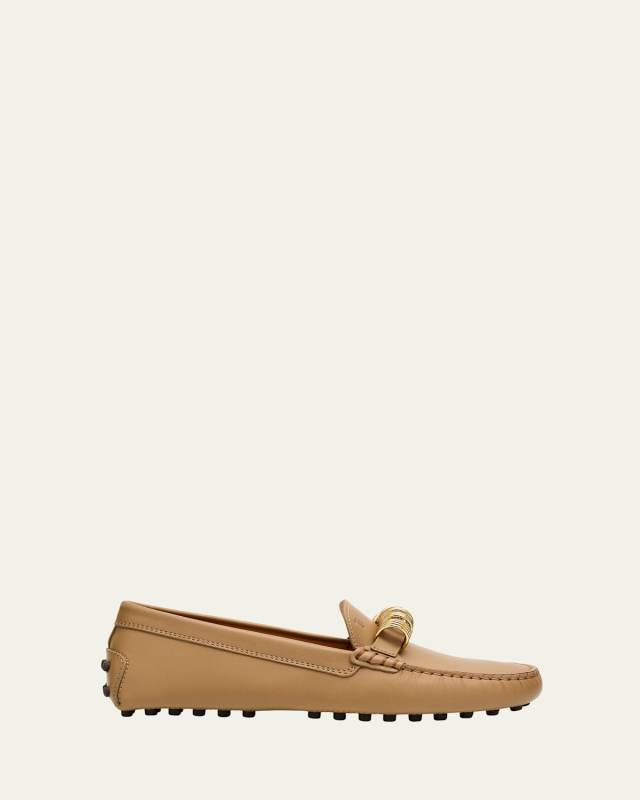 Gommino Calfskin Rings Driver Loafers